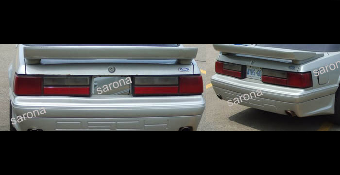 Custom Ford Mustang Truck Wing  Coupe Trunk Wing (1987 - 1993) - $289.00 (Manufacturer Sarona, Part #FD-030-TW)